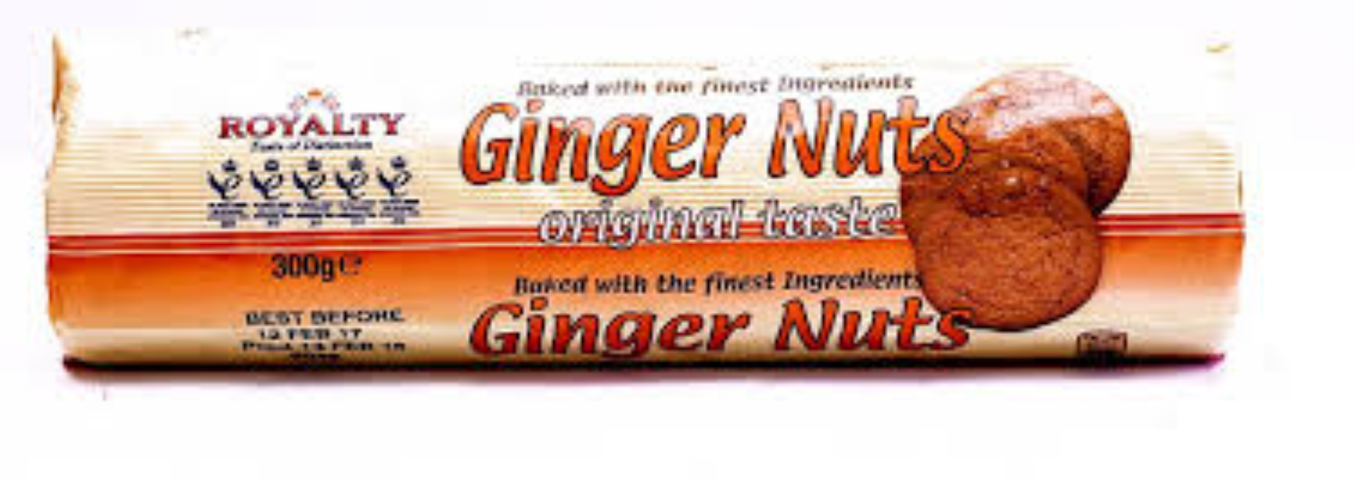 ROYALTY GINGER NUTS BISCUIT 300G
